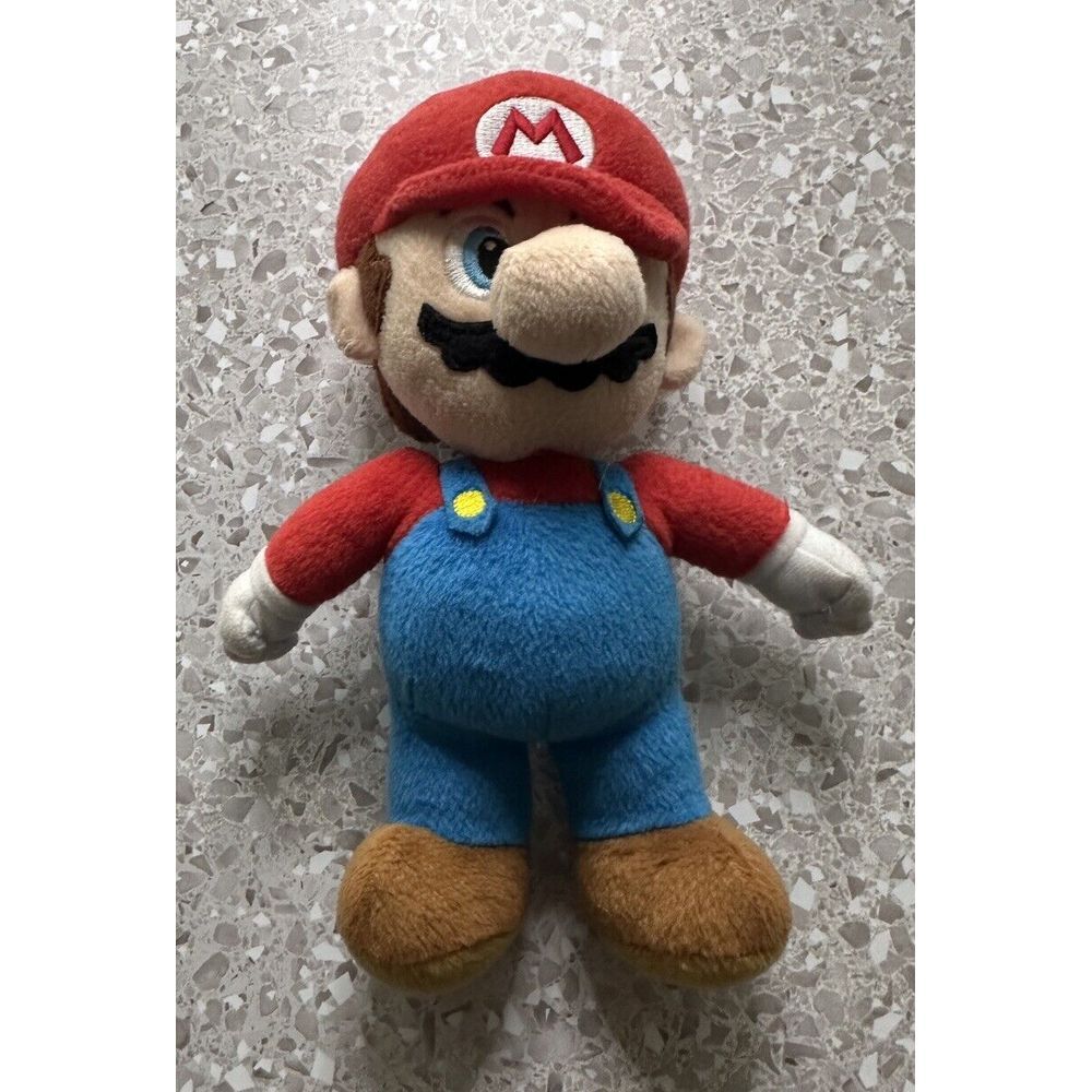 Super Mario Bros MARIO‎ Plush Stuffed Toy Doll 2010 Nintendo 10"
